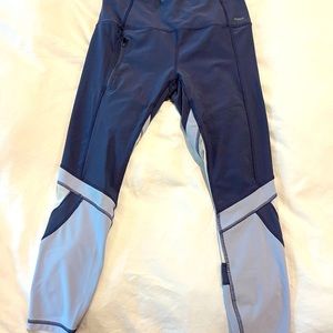 Blue RBX legging with zip pocket
